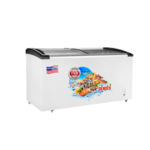  Denver AS 1280K - Tủ kính cong dung tích lớn 620L, bảo quản bền bỉ - vận hành linh hoạt 