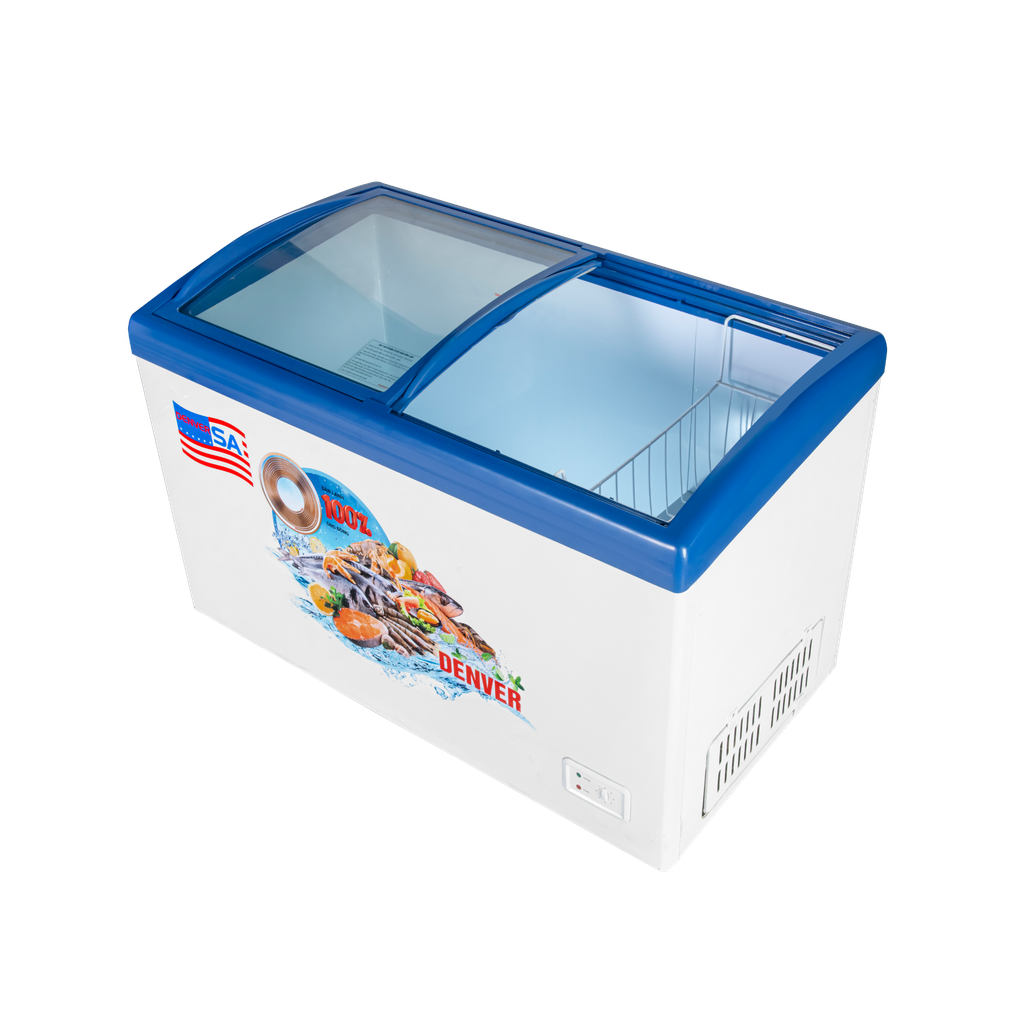  Tủ đông mặt kính Denver AS 559K 365L Lòng chống dính 