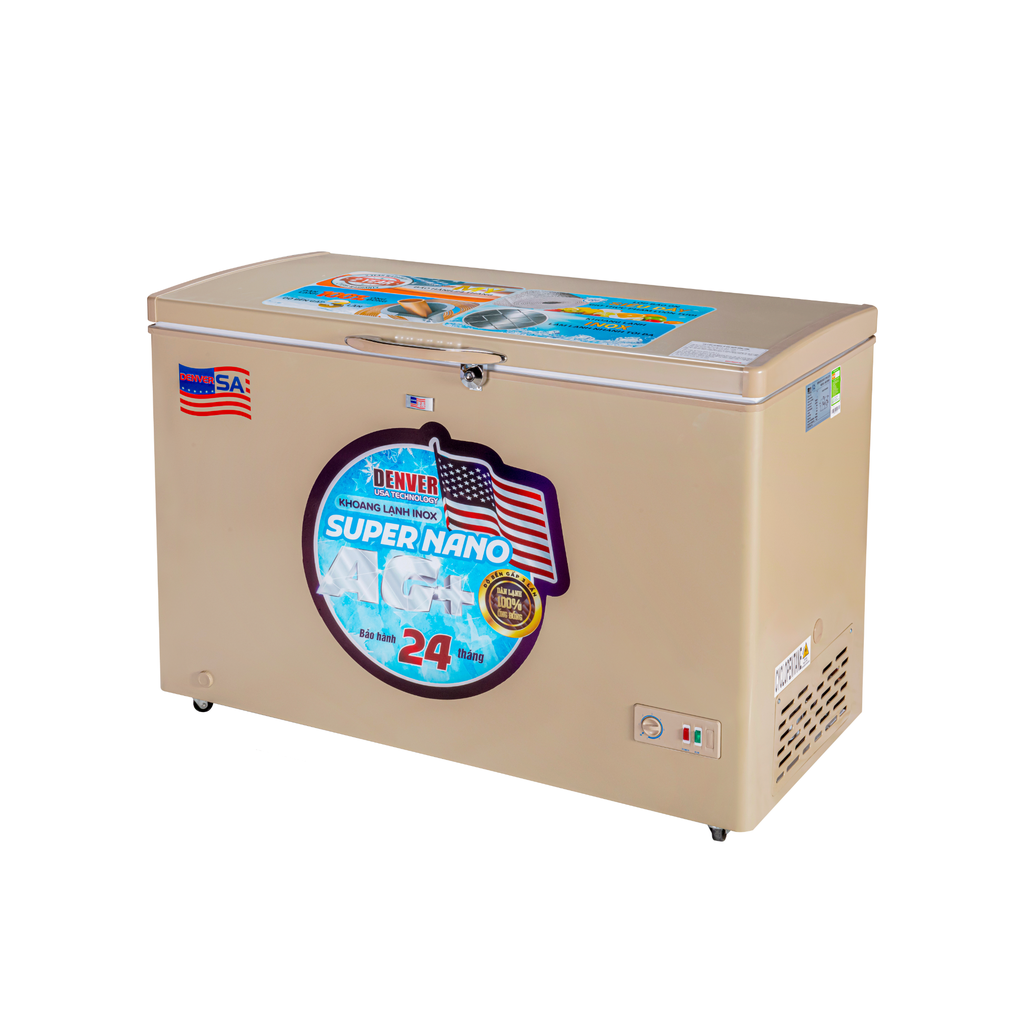  Tủ đông Denver AS 520MD 300L Lòng Chống Dính 
