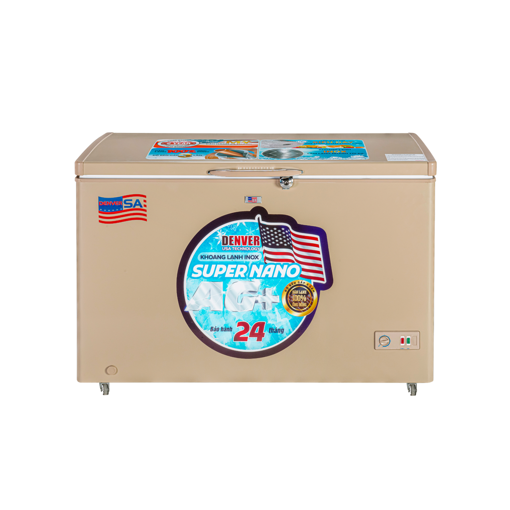 Tủ đông Denver AS 520MD 300L Lòng Chống Dính 