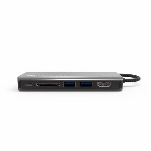 Hub Type-C Chia Cổng 6 Trong 1 FeelTek (Portable 6 in 1)