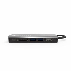 Hub Type-C Chia Cổng 6 Trong 1 FeelTek (Portable 6 in 1)