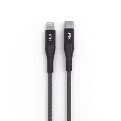 Cáp Sạc Nhanh FeelTek Air Lightning - Type C 180cm (Dây Bện + Kim Loại)