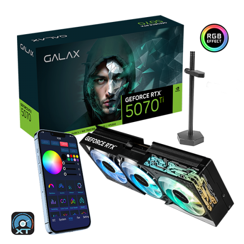 Card Đồ Họa GALAX GeForce RTX™ 5070 Ti 1-Click OC