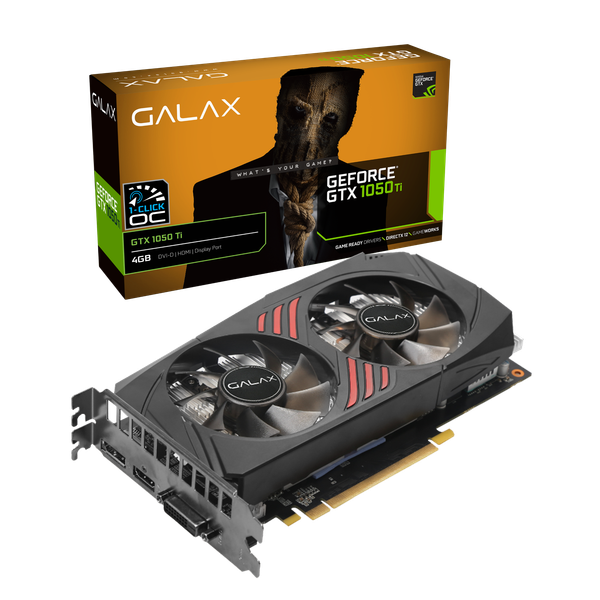 Card Đồ Họa Galax GeForce GTX 1050Ti ( 1-Click OC ) 4GB DDR5