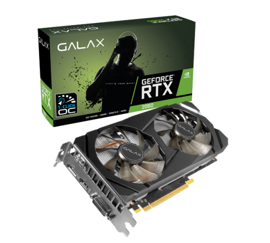 Card Đồ Họa Galax GeForce RTX 2060 (1-Click OC) 6GB DDR6