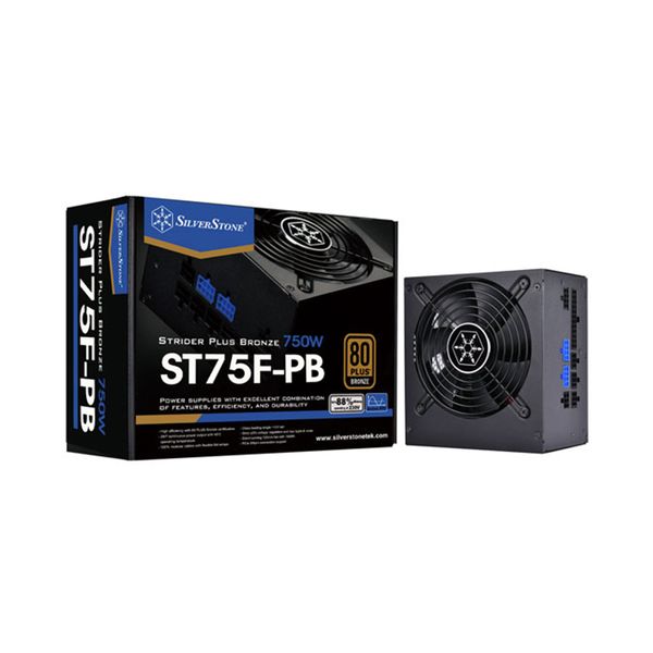 Nguồn Máy Tính SilverStone Strider ST75F-PB 750W (80 Plus Bronze)