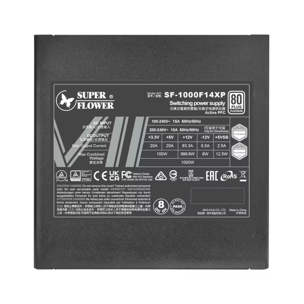Nguồn Máy Tính Super Flower LEADEX VII Platinum PRO 1000W ATX 3.1