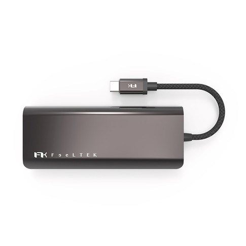 Hub Type-C Chia Cổng 6 Trong 1 FeelTek (Portable 6 in 1)