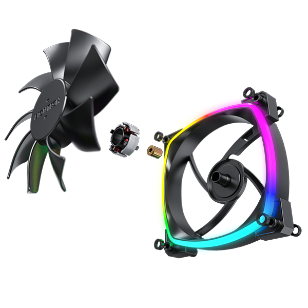 Quạt Tản Nhiệt MONTECH AX120 PWM (Thổi)