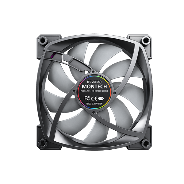 Quạt Tản Nhiệt MONTECH RX120 PWM (Hút)