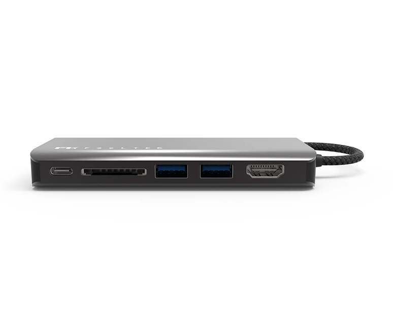 Hub Type-C Chia Cổng 6 Trong 1 FeelTek (Portable 6 in 1)