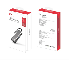Hub Type-C Chia Cổng 6 Trong 1 FeelTek (Portable 6 in 1)
