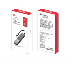 Hub Type-C Chia Cổng 5 Trong 1 FeelTek (Portable 5 in 1)