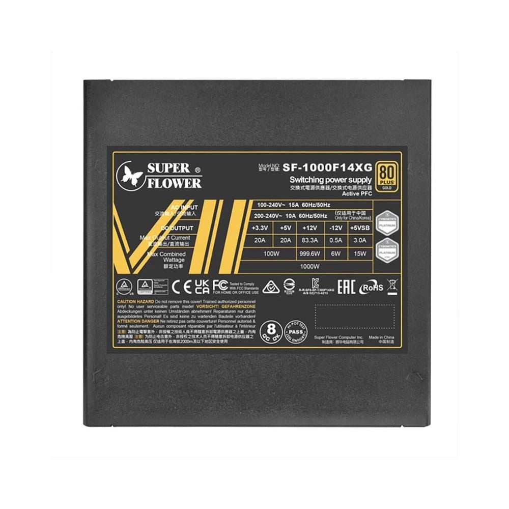 Nguồn Máy Tính SuperFlower Leadex VII XG 1000W ATX 3.1 80 Plus Gold