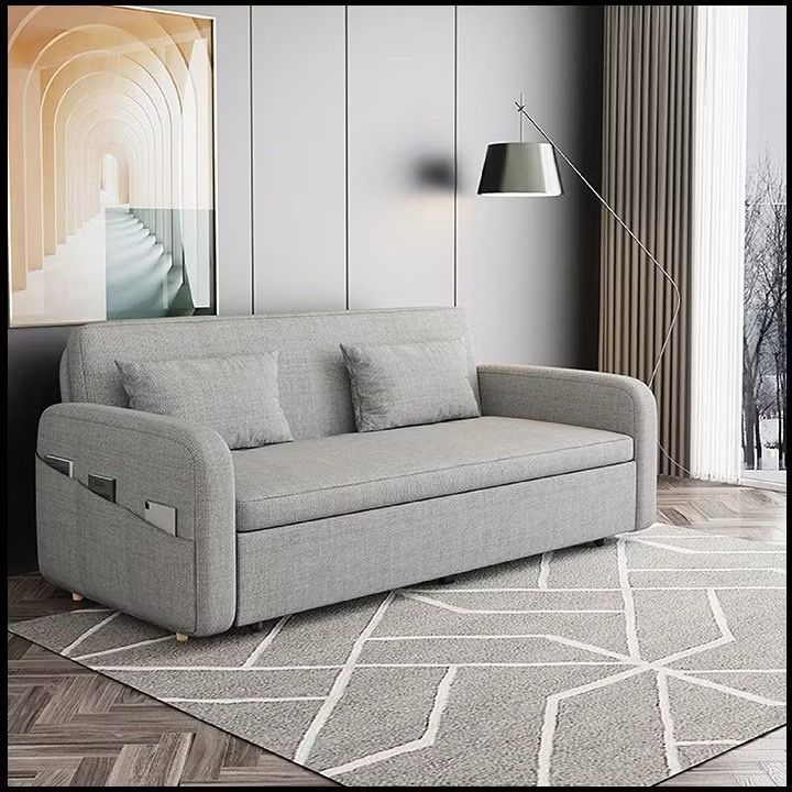 Sofa giường đa năng vải lanh canvas SmartFurni - SMF12A