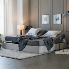 Giường Nâng Hạ Thông Minh SmartFurni GSF350 size 2Mx 2M Phong Cách Hàn Quốc