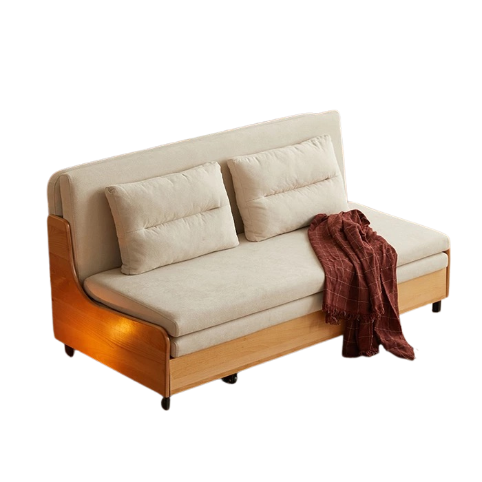 Sofa giường gấp gọn vải lanh canvas SmartFurni - SMF22