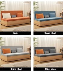 Sofa giường gấp gọn vải lanh canvas SmartFurni - SMF23
