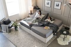 Giường Nâng Hạ Thông Minh SmartFurni GSF350 size 2Mx 2M Phong Cách Hàn Quốc
