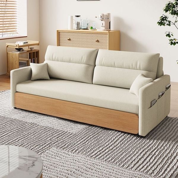 Sofa giường thông minh SMF18 mặt ốp gỗ Melamine