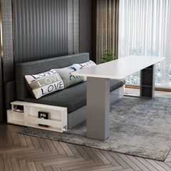 Sofa giường 4 trong 1 SmartFurni SMF28 - Tích hợp bàn làm việc + bàn ăn