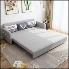 Sofa giường đa năng vải lanh canvas SmartFurni - SMF12A
