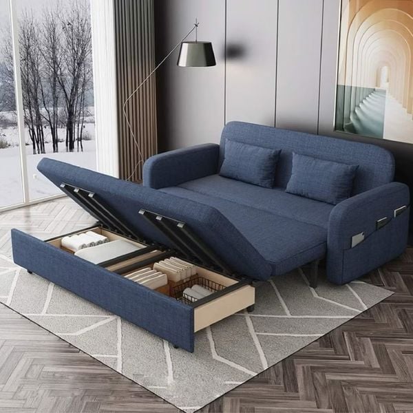 Sofa giường đa năng vải lanh canvas SMF12A