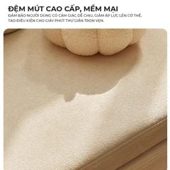 Sofa giường gấp gọn vải lanh canvas SmartFurni - SMF22A