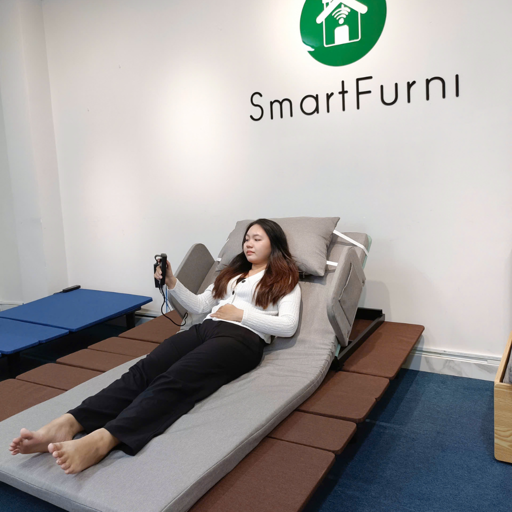 Đệm nâng hạ tự động SmartFurni - Phiên Bản 1 Động Cơ SM-GTL150