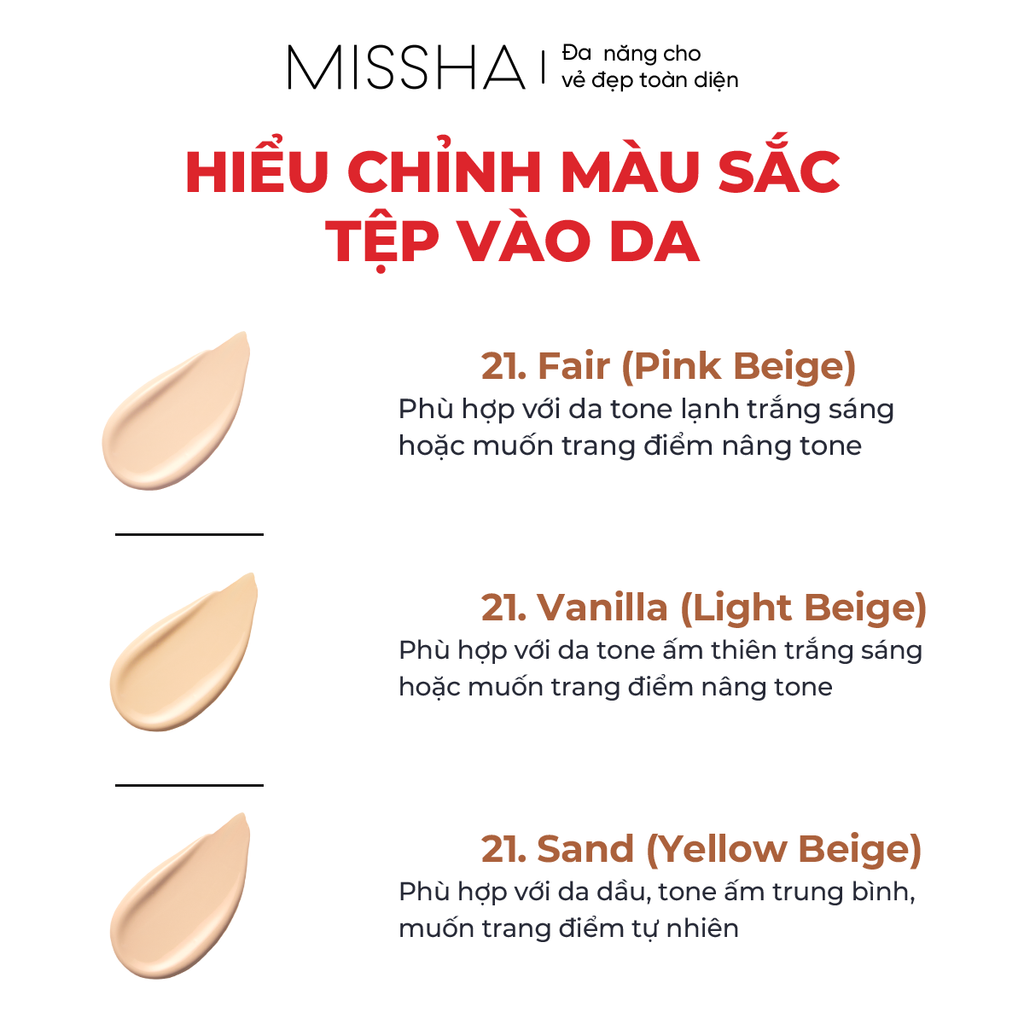 Phấn nước mịn lì siêu che phủ Missha Stay High Cover SPF30 PA++ 14g