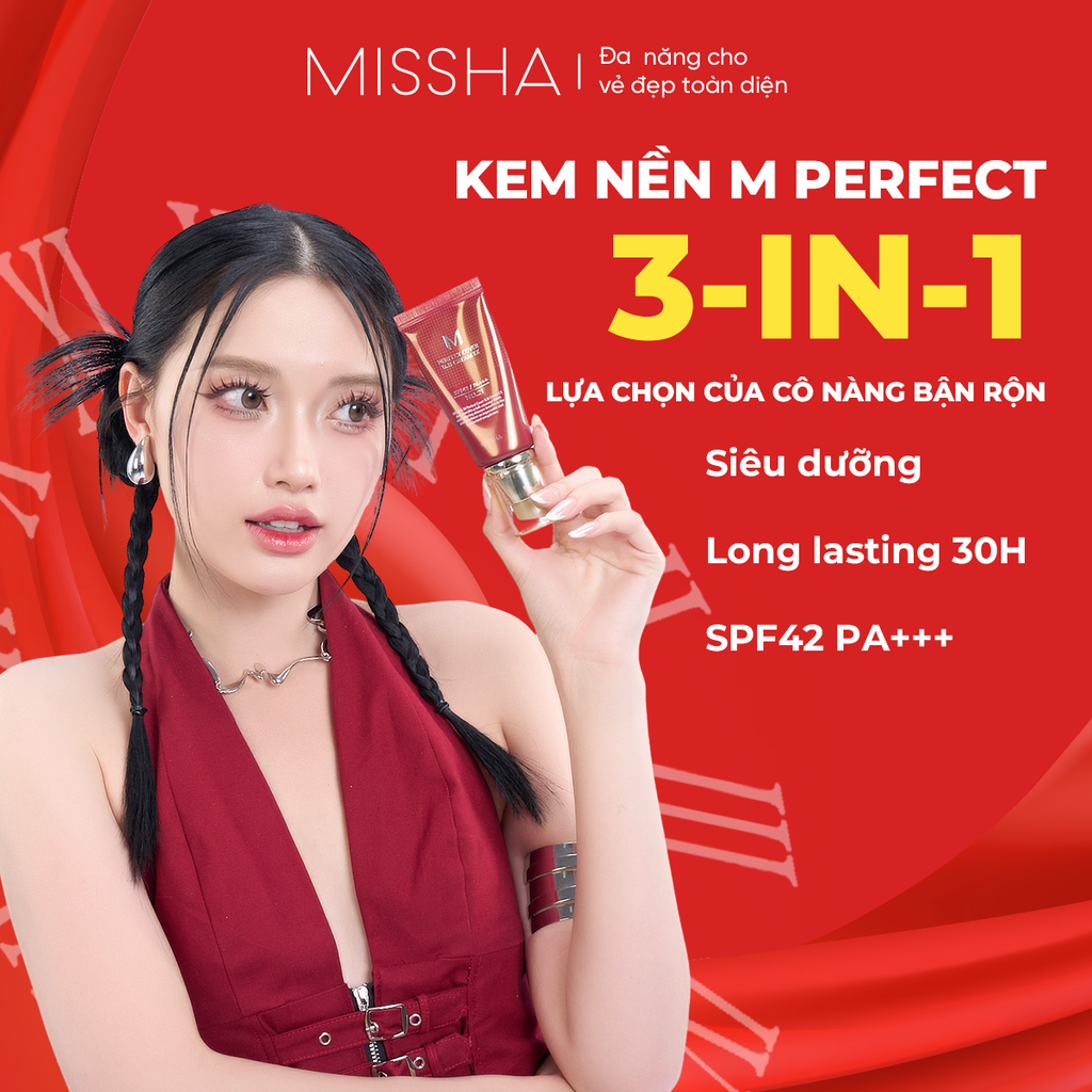 Kem nền Missha BB M Perfect Cover EX SPF42 PA+++