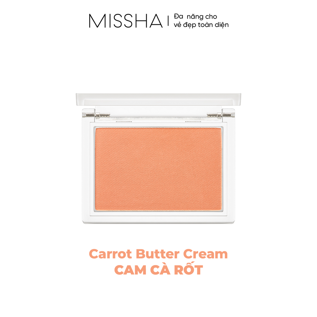 Phấn má mịn lì Missha Cotton Blush 4g