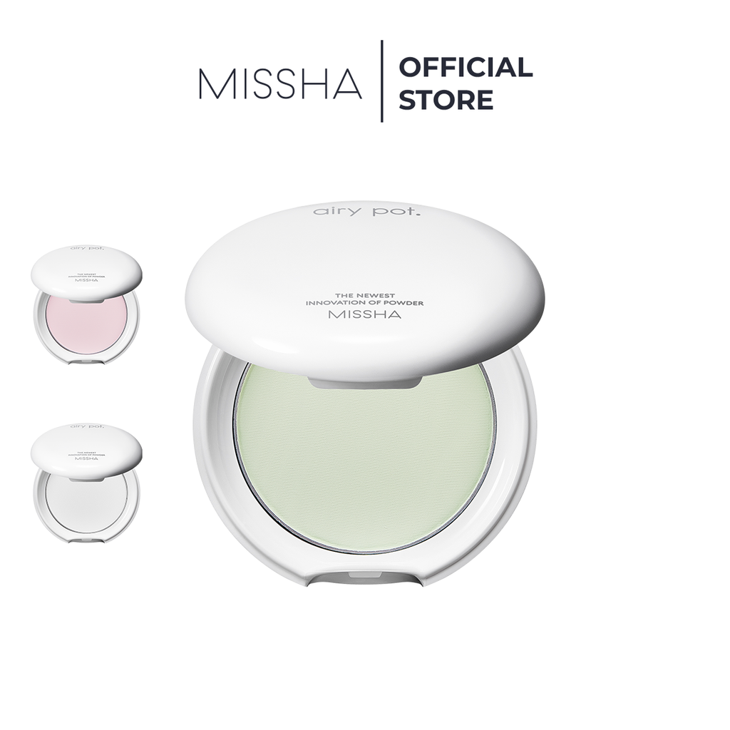 Phấn phủ nén kiềm dầu Missha Airy Pot Pressed Powder 5g