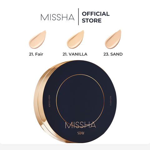 Phấn nước mịn lì siêu che phủ Missha Stay High Cover SPF30 PA++ 14g