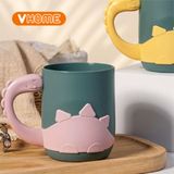  Ly Cốc Uống Nước, Súc Miệng - Hình Chú Khủng Long Ngộ Nghĩnh, Đáng Yêu - Nhựa Vĩ Hưng 