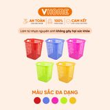  Sọt Nhựa Có Quai - Sọt Nhựa Đựng Quần Áo, Đồ Dùng, Tiết Kiệm Không Gian - Nhựa Vĩ Hưng 