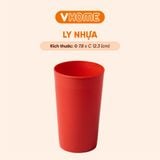  Ly Nhựa Uống Nước, Trà Đá Cao Cấp - Chất Lượng Cao - Nhựa Vĩ Hưng 
