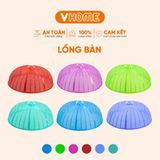  Lồng Bàn Tròn Đậy Thức Ăn, Đường Kính 50.5cm, Chống Muỗi, Chống Bụi Bằng Nhựa - Tiện Dụng Cho Nhà Bếp Vĩ Hưng 