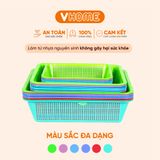  Rổ Nhựa Vuông Vĩ Hưng 