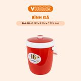  Thùng Đá Tròn Giữ Nhiệt 14L 16L 18L, Cao Cấp, Nhựa HƯNG THUẬN LỢI 