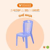  Ghế Dựa 9 Sọc Nhựa Vĩ Hưng Thoải Mái, Bền Đẹp, Tiện Dụng 