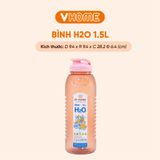  Bình Nước Đa Năng H2O 1.5L Nhựa Vĩ Hưng, Bình Đựng Nước Tủ Lạnh Đa Năng 