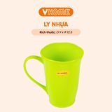  Cốc Uống Nước Có Quai, Chịu Nhiệt Cao Cấp - Nhựa Chính Phẩm - Nhựa Vĩ Hưng 