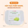  [LOẠI 1] COMBO 10 Hộp Chữ Nhật 1000ml Có Nắp Dùng 1 Lần Nhựa Vĩ Hưng 