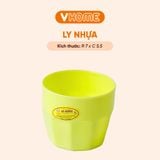  Cốc Nhựa Uống Nước Trà Đá, Chất Lượng Cao - Giao Màu Ngẫu Nhiên - Nhựa Vĩ Hưng 