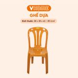  Ghế Dựa Sọc Thẳng Kích Thước 38x38x85cm - Nhiều Màu Sắc - Nhựa Chính Phẩm - Nhựa Vĩ Hưng 