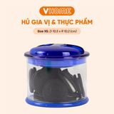  Hộp Bảo Quản Thực Phẩm, Hũ Gia Vị Kín Hơi, Đa Năng 4 Kích Cỡ - Nhựa Vĩ Hưng 