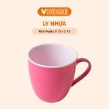  Ly Nhựa Uống Nước Có Quai Cầm, Nhiều Màu Sắc, Chất Lượng Cao - Nhựa Vĩ Hưng 