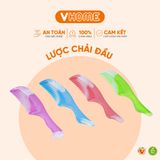  Lược Chải Tóc Tạo Kiểu Đủ Màu, Nhựa Chính Phẩm - Bền Đẹp, Tiện Lợi - Nhựa Vĩ Hưng 
